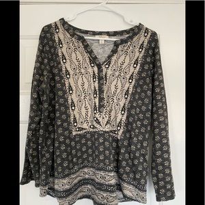 Cool bohemian casual top